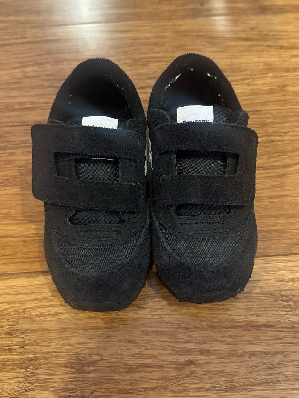 Saucony Toddler Jazz Black Hook-and-Loop Sneakers